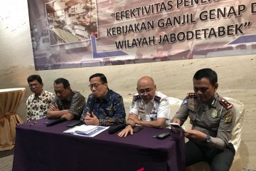 Hasil penelitian Kemenhub, ganjil-genap tidak cocok diterapkan permanen