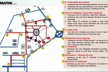 Polda Metro lakukan rekayasa lalu lintas saat pembukaan