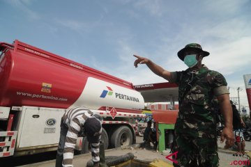 TNI jaga Suplai BBM Ke SPBU