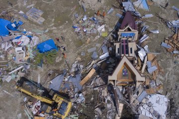 Dampak Likuifaksi Tanah Pascagempa Sigi