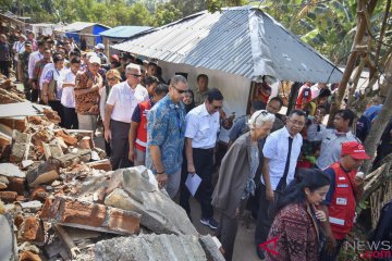 Direktur IMF Kunjungi Korban Gempa Lombok