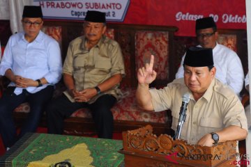 Kunjungan Prabowo di Solo dan Klaten