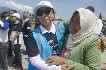 Menteri BUMN Kunjungi Lokasi Gempa di Sigi