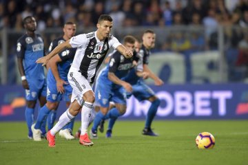 Dua gol Ronaldo bawa Juve tundukkan Empoli