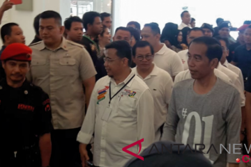 Jokowi hadiri Rakerda TKD di Lampung