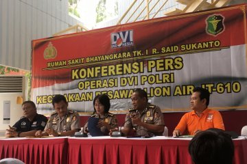 Tujuh korban Lion Air kembali diidentifikasi dari DNA dan sidik jari