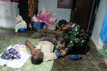 Cegah malaria, Satgas Pamtas "fogging" Kampung Kibay-Keerom, Papua