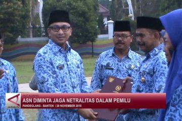 Asn diminta jaga netralitas dalam pemilu