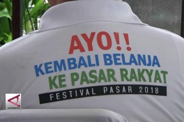 Gerakan ayo belanja ke pasar rakyat