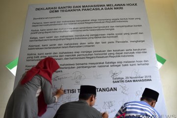 Santri Dan Mahasiswa Melawan Hoaks