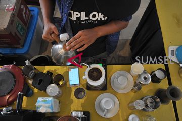 Gelaran Festival Kopi Rakyat Sumsel di Griya Agung