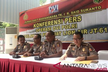 RS Polri terima 137 kantong jenazah korban JT 610