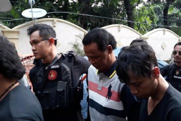 Hercules pasrah saat ditangkap Polrestro Jakarta Barat