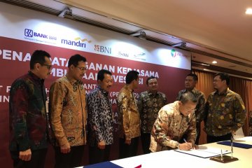 Pelindo 1 raih kredit sindikasi tiga bank BUMN Rp1,3 triliun