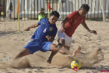 Tim sepak bola pantai Indonesia incar peringkat tiga