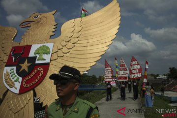 Kirab Budaya Tebar Mino di Bengawan Solo