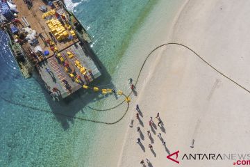Penambahan Kabel bawah Laut Kelistrikan Tiga Gili 