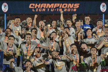 Pendukung Persib tumpah ruah rayakan juara Liga 1 U-19