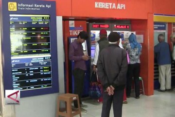 40% Tiket kereta api di Stasiun Bandung terjual