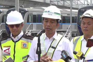 Presiden minta MRT terintegrasi transportasi umum lain