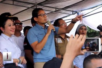 Sandiaga  Uno janji stabilkan harga sembako di Ternate