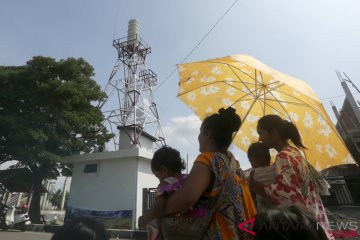 Uji Coba Sirene Peringatan Dini Tsunami