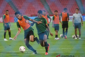 Latihan Timnas Indonesia Jelang Lawan Thailand