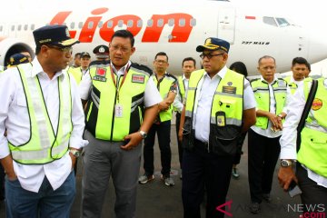 Sidak Menhub di Bandara