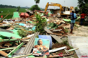 Pembongkaran Bangunan Lokalisasi Kalimalang