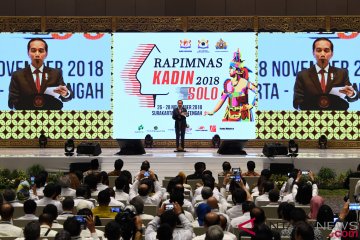 Presiden Menutup Rapimnas Kadin