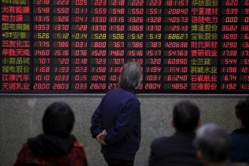 Bursa China ditutup melemah,  Indeks Komposit Shanghai turun 0,34 persen