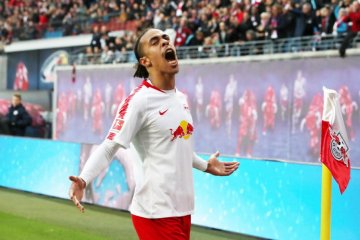 Dwigol Poulsen bantu Leipzig dekati tiga besar Bundesliga