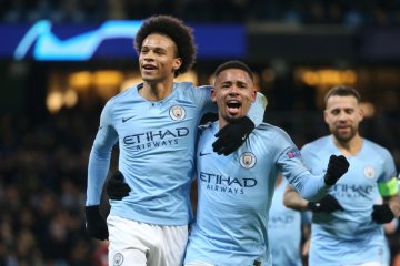 Dwigol Leroy Sane antar Manchester City juarai Grup F