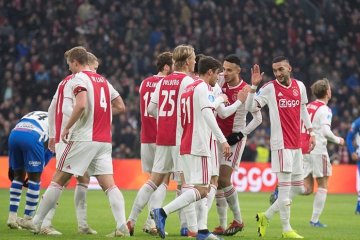 Hasil dan klasemen Liga Belanda, Ajax tempel poin PSV dan samai agregat golnya