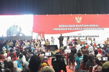 Presiden Jokowi ingatkan pemanfaatan kesejahteraan dalam Sosialisasi PKH 2019