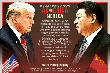 Perang dagang AS vs China mereda