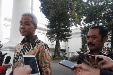 Ganjar Pranowo temui Jokowi bahas kesiapan tol