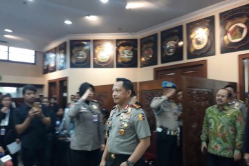 Pimpinan TNI-Polri membahas pengamanan Pemilu 2019