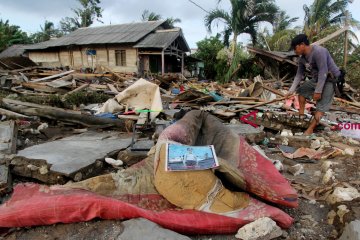 Rumah warga terdampak tsunami didata