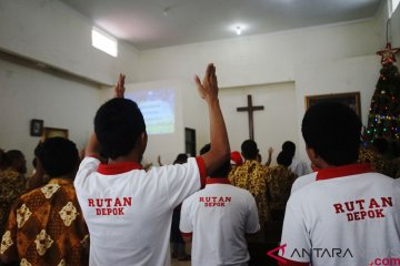 Misa Natal di Rutan Cilodong Depok
