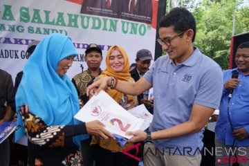 Sandiaga Uno gemas Kebumen daerah termiskin kedua Jawa Tengah