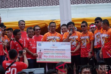 Bank DKI beri uang pembinaan ke Persija