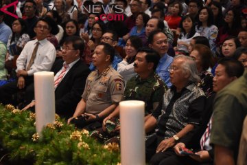 Kapolri-Panglima TNI ajak jemaat doakan korban tsunami