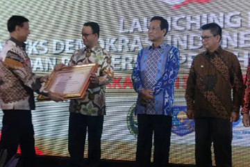 Pemprov DKI Jakarta raih penghargaan tertinggi Indeks Demokrasi