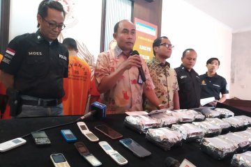 Bareskrim tangkap enam tersangka pembawa 22 kg sabu asal Malaysia