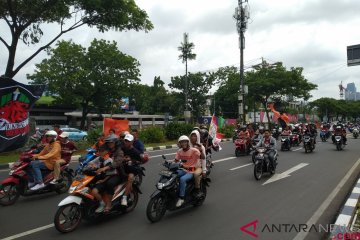 Jakmania berkumpul di Senayan rayakan kemenangan Persija