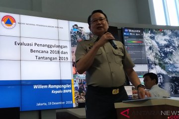 BNPB prediksikan 2.500 kejadian bencana terjadi pada 2019