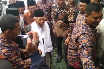 Ma'ruf Amin: Semua capres-cawapres didukung ulama