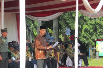 Jokowi ajak Hizbul Wathan hijrah kepada kebaikan.