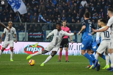 Inter menang tipis 1-0 di markas Empoli